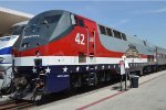 Amtk 42 Veterans Unit on display in LA
